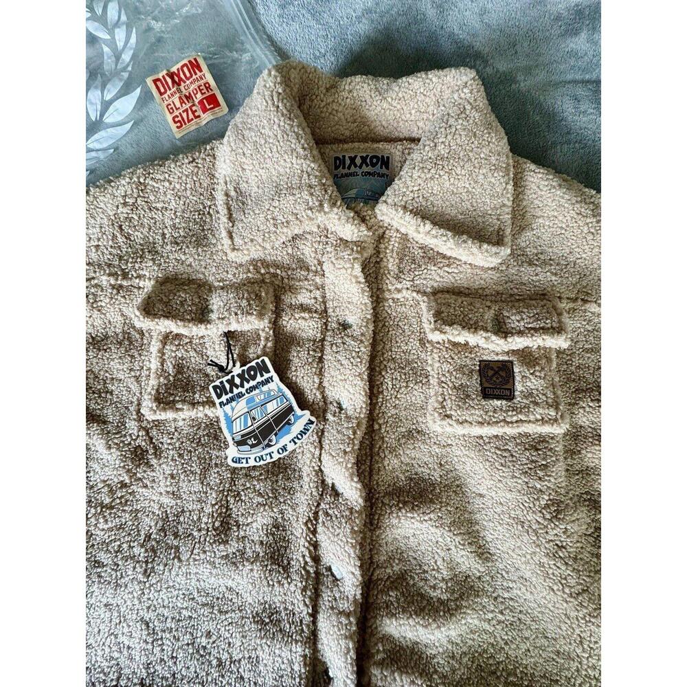 DIXXON Women’s Glamper Sherpa Jacket Size Large